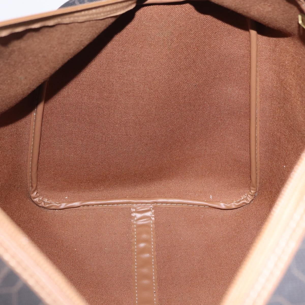 Christian Dior Vintage Honeycomb Boston Canvas and Leather, Black, Canvas, Travel Bag