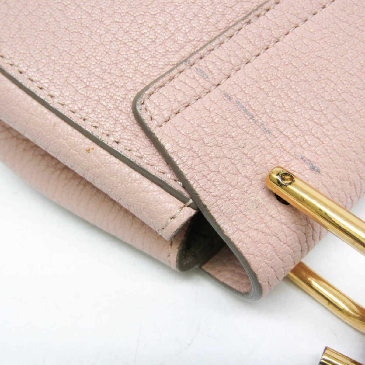 Chloe Drew Leather, Pink, Leather, Crossbody Bag