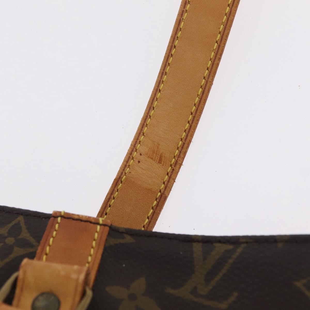 Louis Vuitton Shopping Sac Monogram Canvas, Brown, Canvas, Handbag