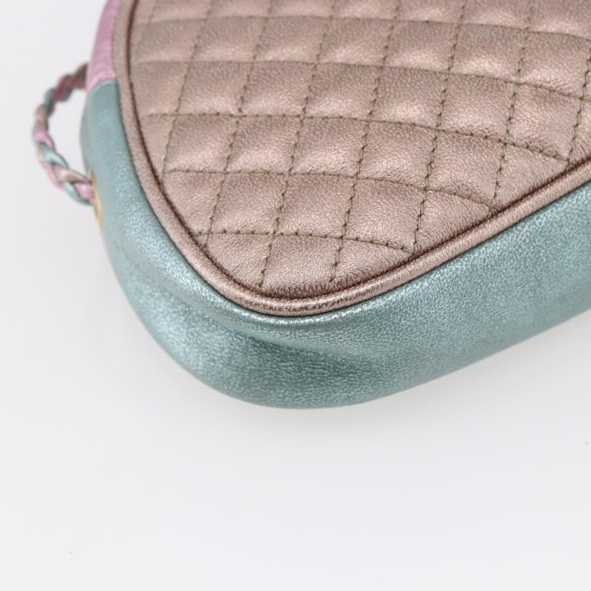 Gucci Trapuntata Camera Lambskin, Blue, Leather, Shoulder Bag