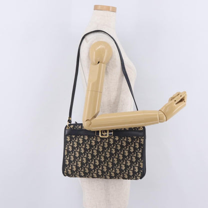 Christian Dior Trotter shoulder Canvas, Navy, Canvas, Handbag