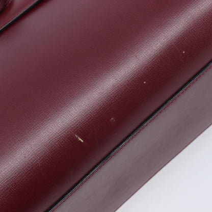 Cartier Must de cartier Leather, Burgundy, Leather, Shoulder Bag