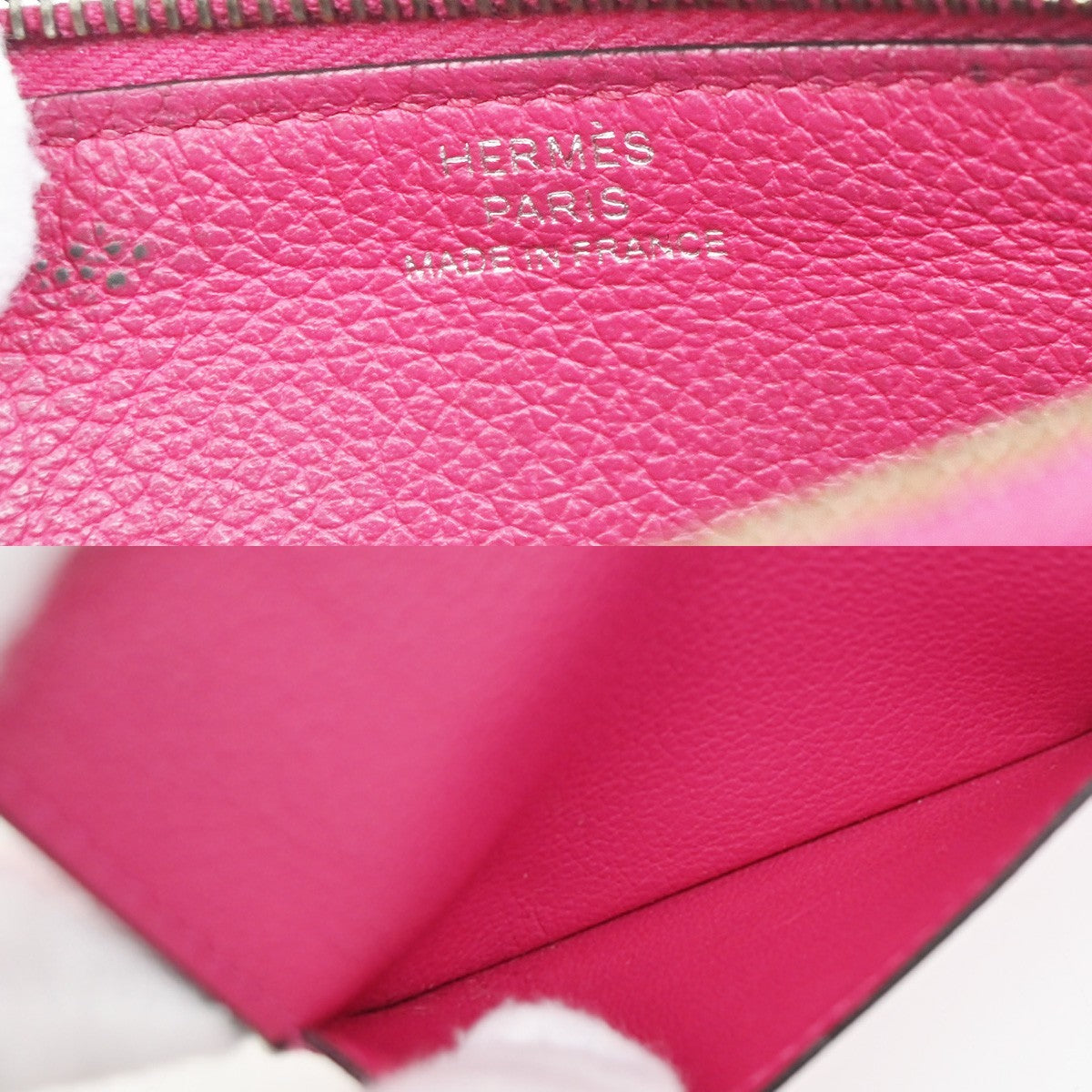Hermes Dogon Duo Combined Leather, Pink, Leather, Wallet