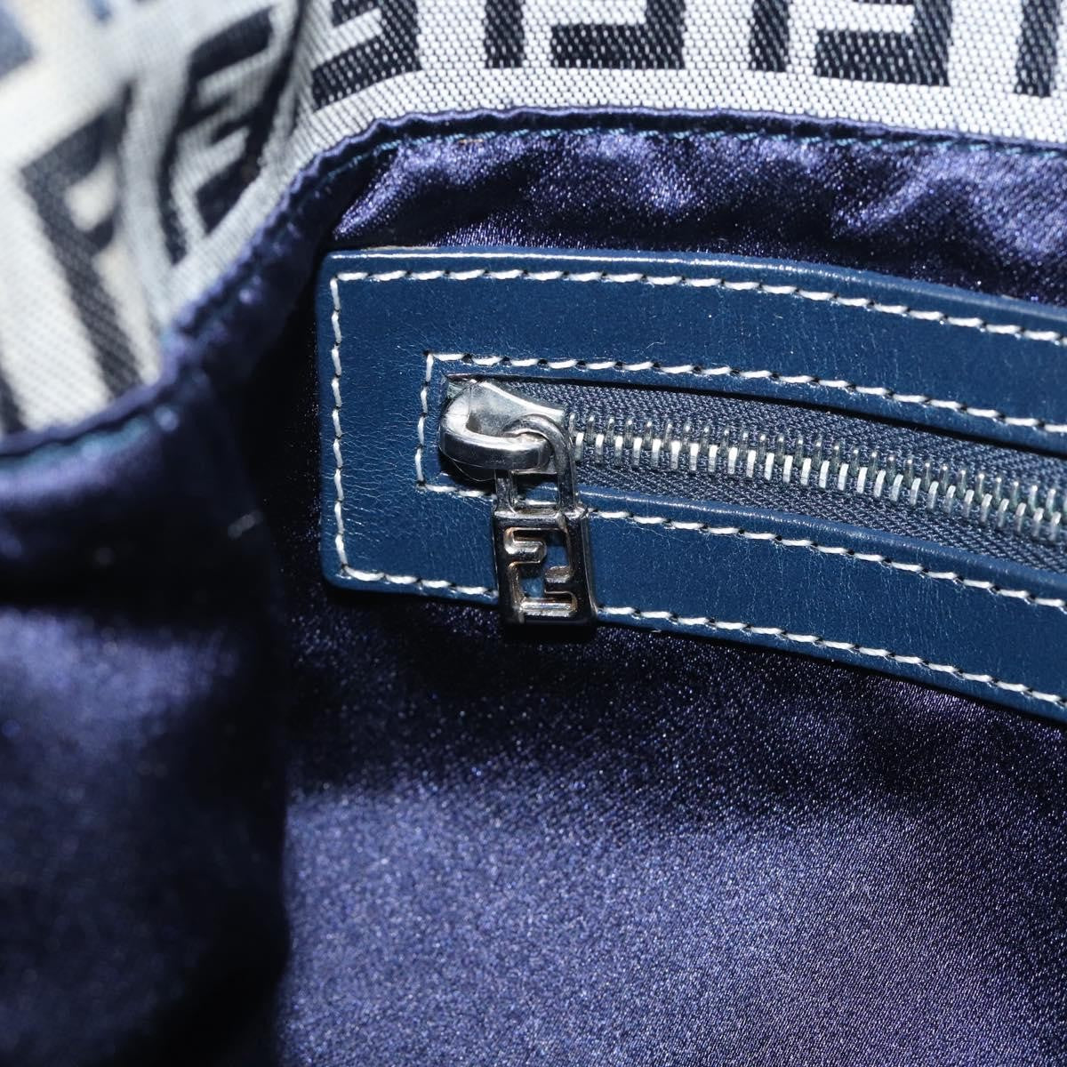Fendi Fendi mamma baguette Monogram Canvas, Navy, Canvas, Handbag