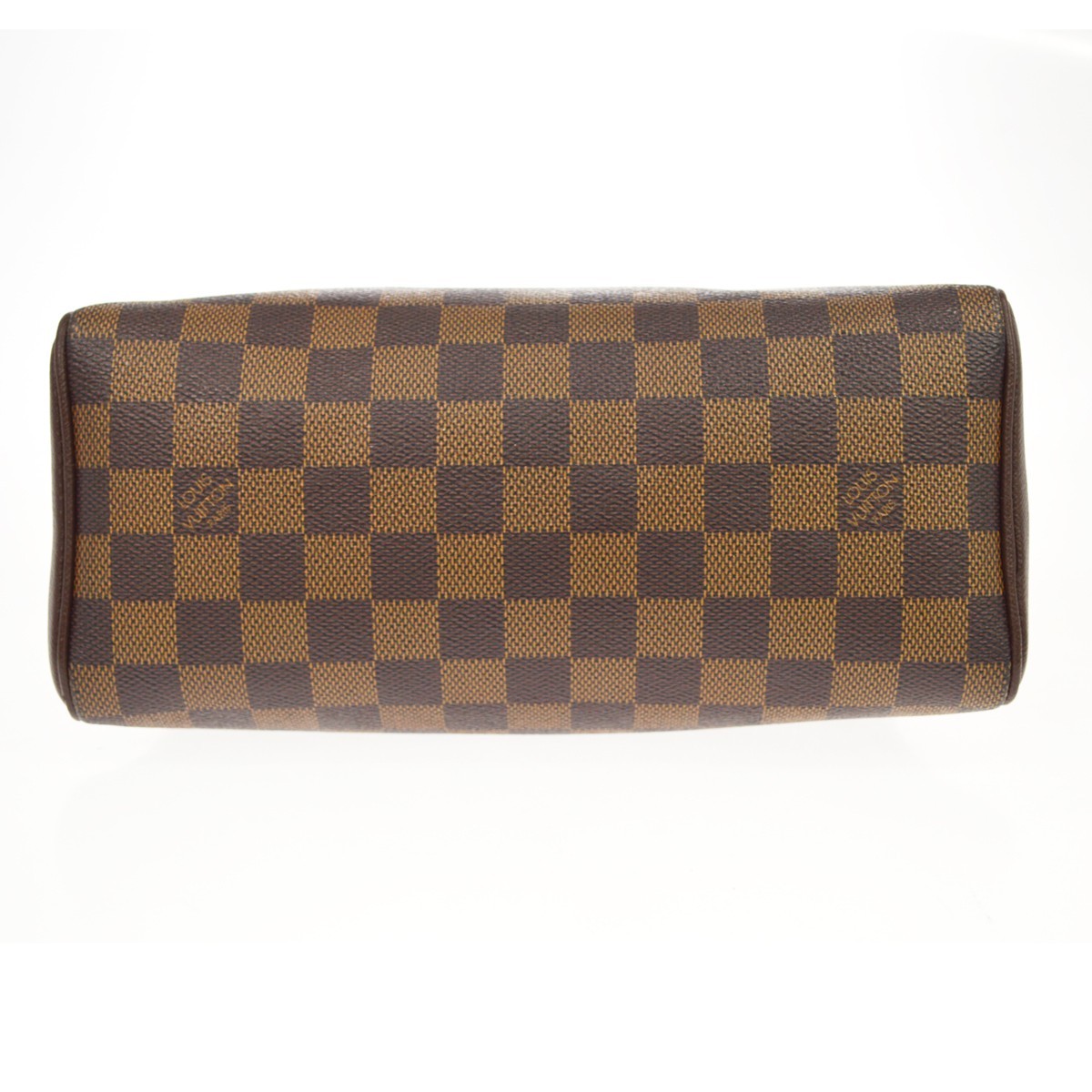 Louis Vuitton Brera Damier Ebene, Brown, Canvas, Handbag