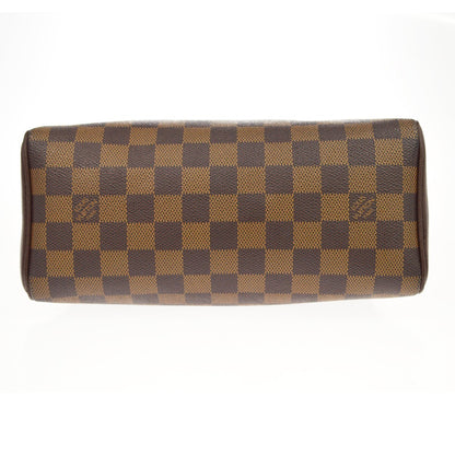 Louis Vuitton Brera Damier Ebene, Brown, Canvas, Handbag