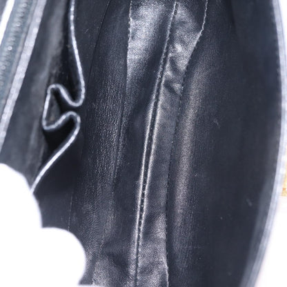 Celine Shoulder Leather, Black, Leather, Shoulder Bag