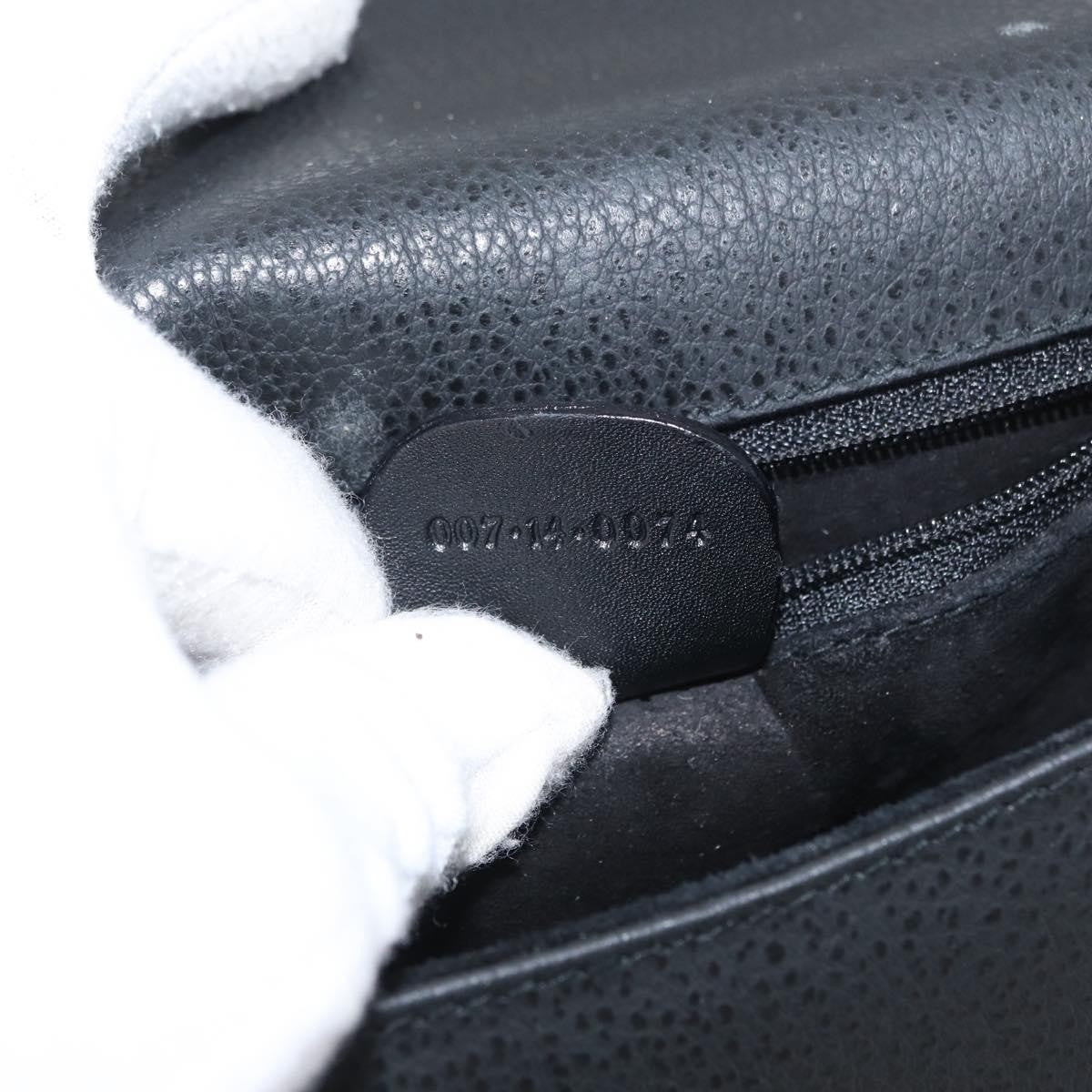 Gucci Vintage Leather, Black, Leather, Shoulder Bag