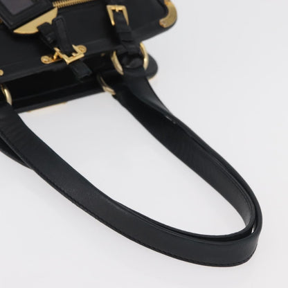 Prada Tote Leather, Black, Leather, Tote Bag