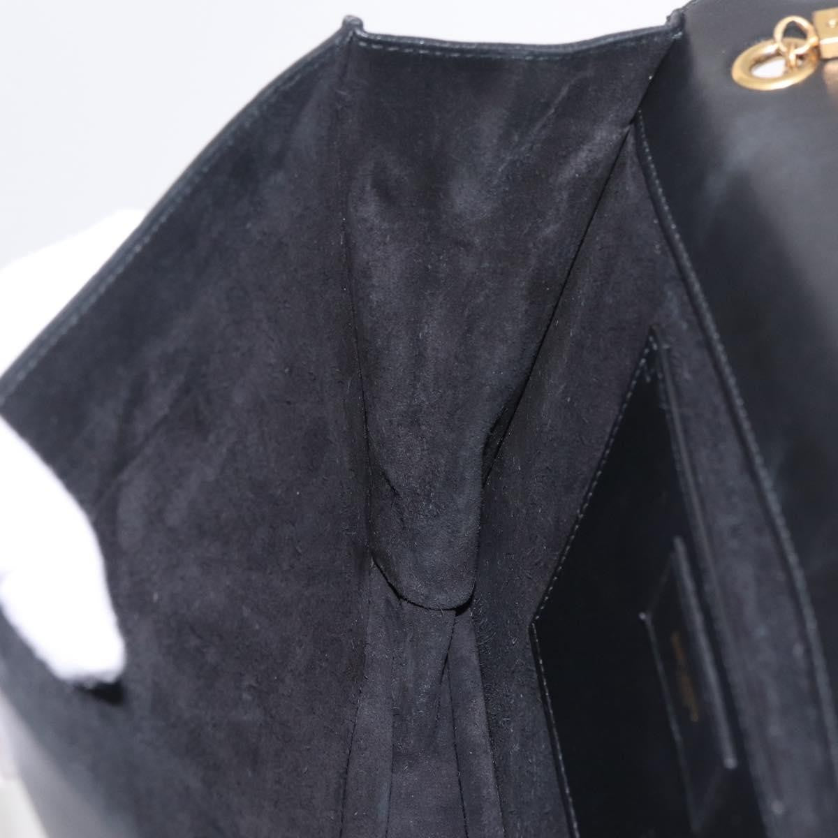 Saint Laurent Betty Leather, Black, Leather, Handbag