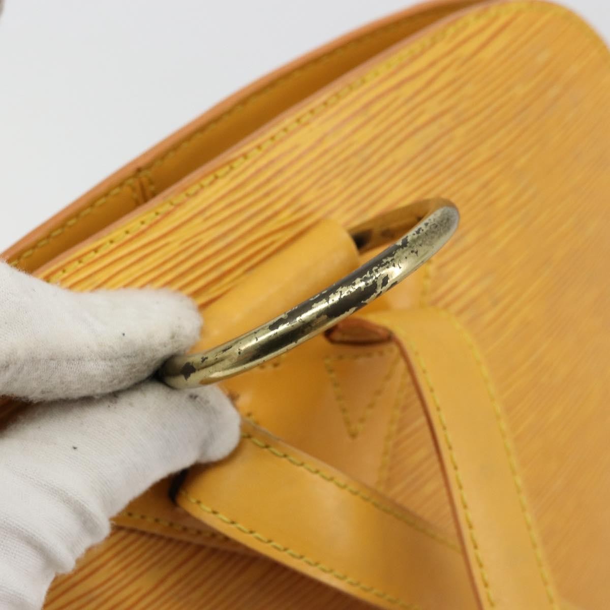 Louis Vuitton Gobelins Epi Leather, Yellow, Leather, Backpack