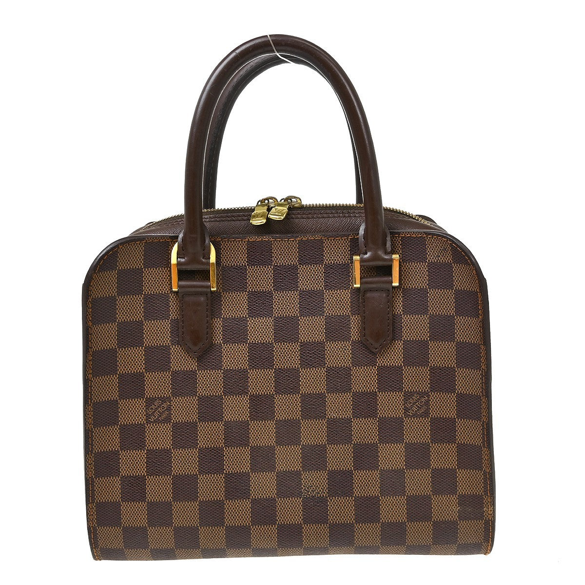 Louis Vuitton Triana Damier, Brown, Canvas, Handbag