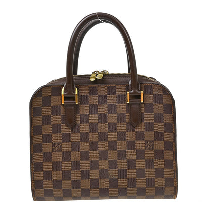 Louis Vuitton Triana Damier, Brown, Canvas, Handbag
