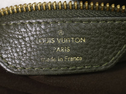 Louis Vuitton Stellar Mahina Leather, Khaki, Leather, Handbag