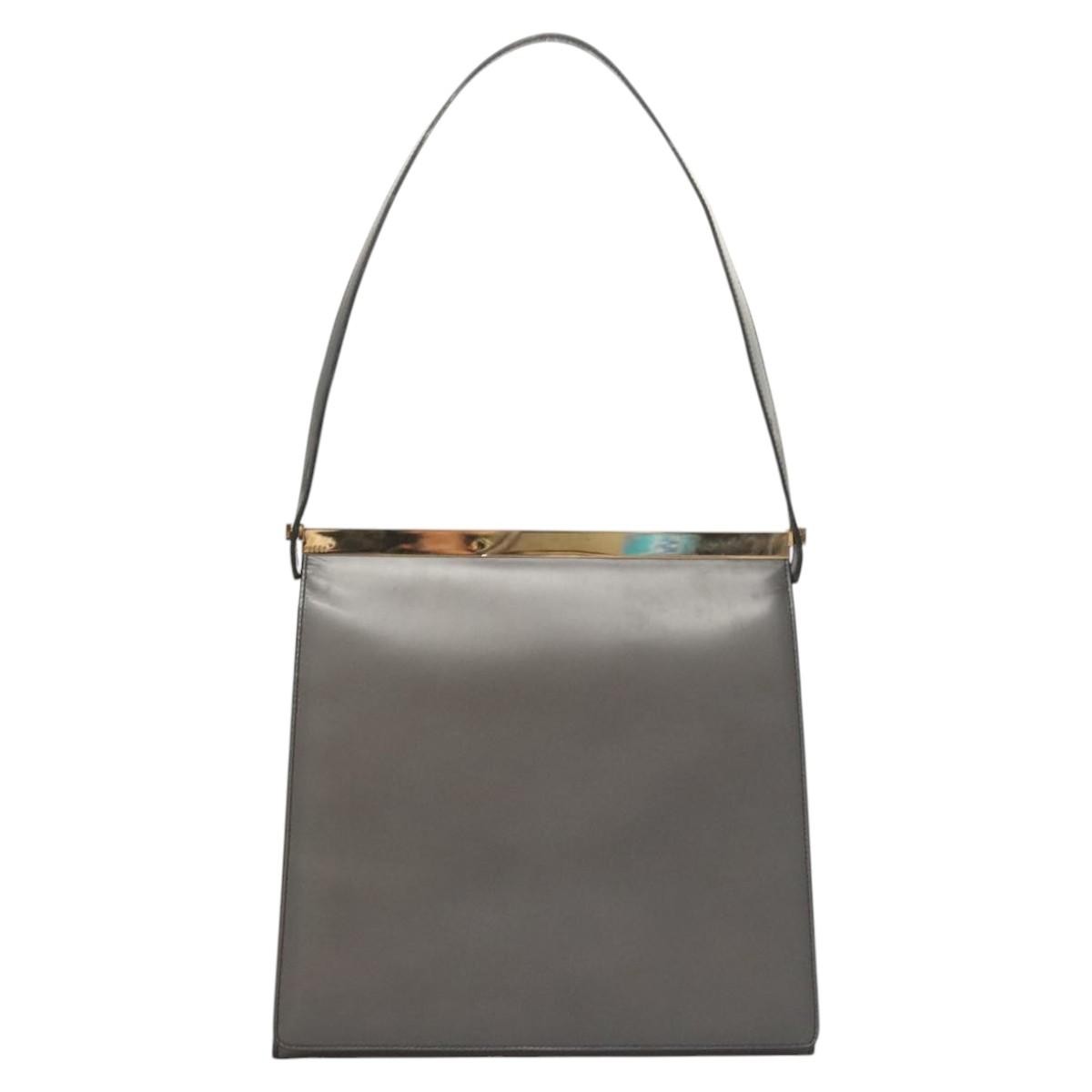 Gucci Shoulder Leather, Brown, Leather, Shoulder Bag