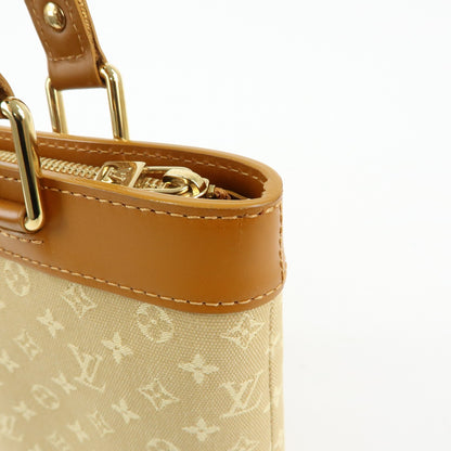 Louis Vuitton Lucille Mini Lin, Beige, Canvas, Handbag