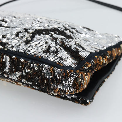 Miu Miu Belted Flap Turnlock Messenger Sequin Embellished Leather, Multicolour, Canvas, Crossbody Bag