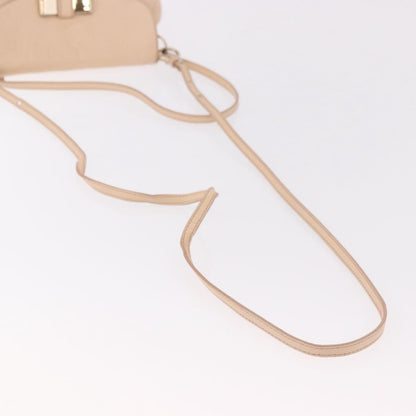 Chloe Lily Leather, Beige, Leather, Shoulder Bag