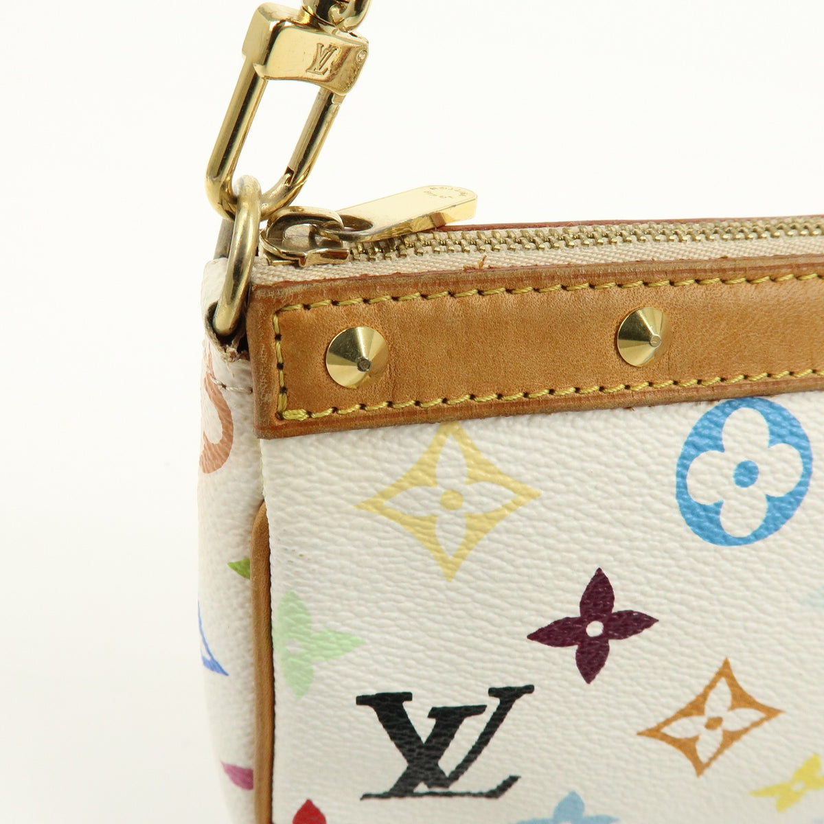 Louis Vuitton Pochette Accessoires Monogram Multicolor, Multicolour, Canvas, Clutch