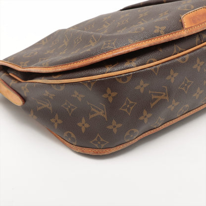 Louis Vuitton Menilmontant Monogram Canvas, Brown, Canvas, Handbag