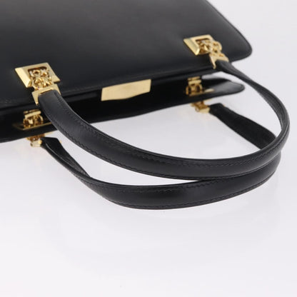 Gucci Vintage Leather, Black, Leather, Tote Bag