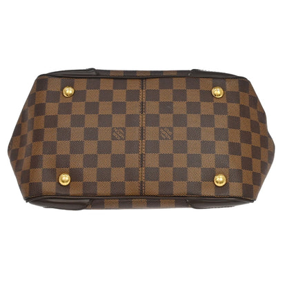 Louis Vuitton Verona Damier Ebene, Brown, Canvas, Tote Bag