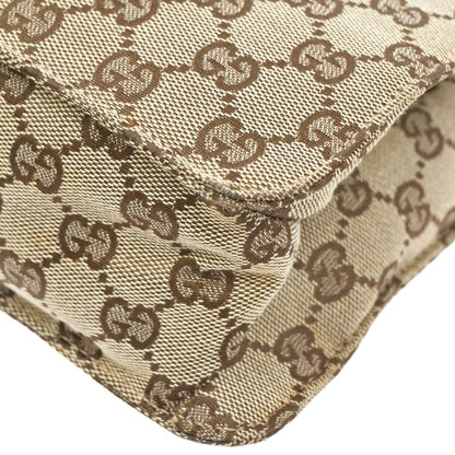 Gucci Crossbody Canvas, Beige, Canvas, Shoulder Bag