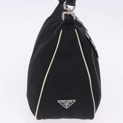 Prada Shoulder Tessuto, Black, Nylon, Shoulder Bag