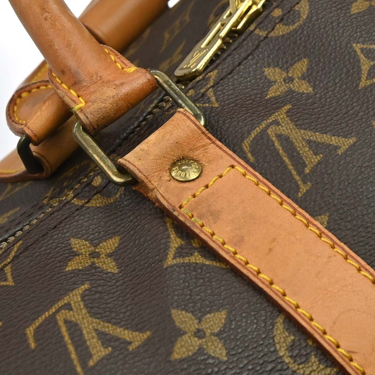 Louis Vuitton Keepall Monogram Canvas, Brown, Canvas, Travel Bag