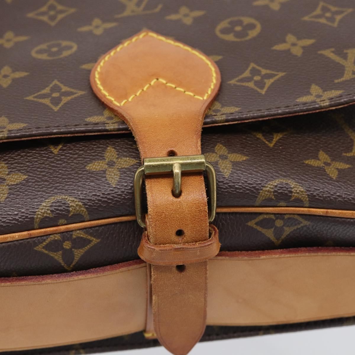 Louis Vuitton Cartouchiere Monogram Canvas, Brown, Canvas, Handbag
