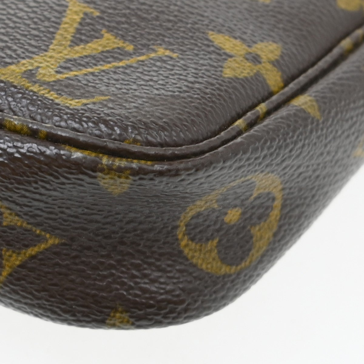 Louis Vuitton Pochette Accessoires Monogram Canvas, Brown, Canvas, Clutch