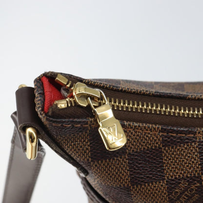 Louis Vuitton Bloomsbury Damier, Brown, Canvas, Handbag
