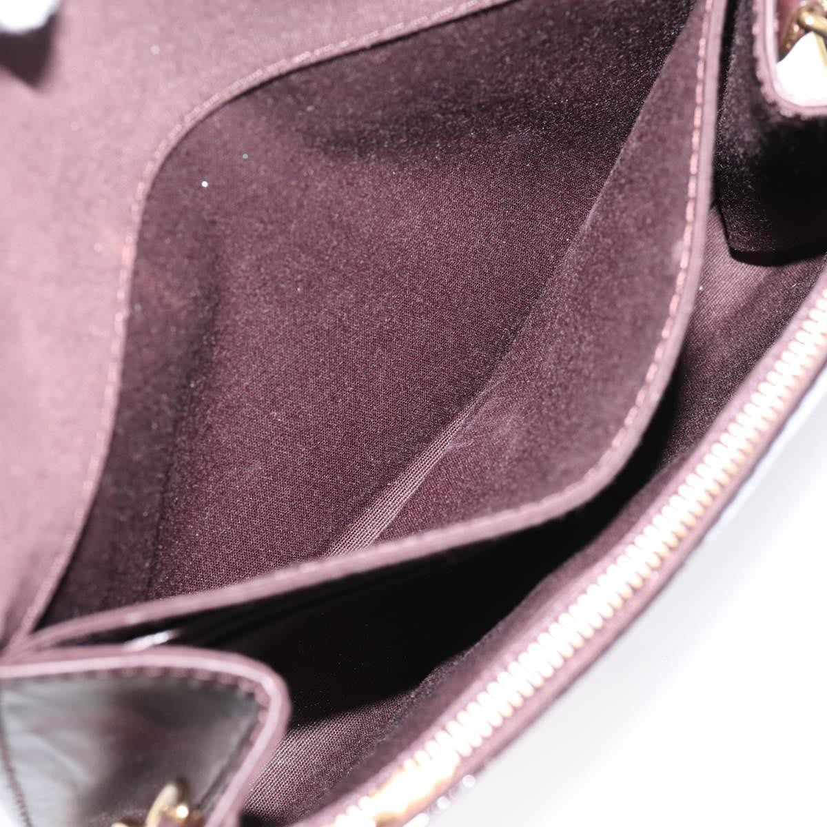 Louis Vuitton Bel Air Pochette Monogram Vernis, Burgundy, Patent Leather, Clutch