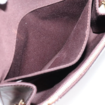 Louis Vuitton Bel Air Pochette Monogram Vernis, Burgundy, Patent Leather, Clutch