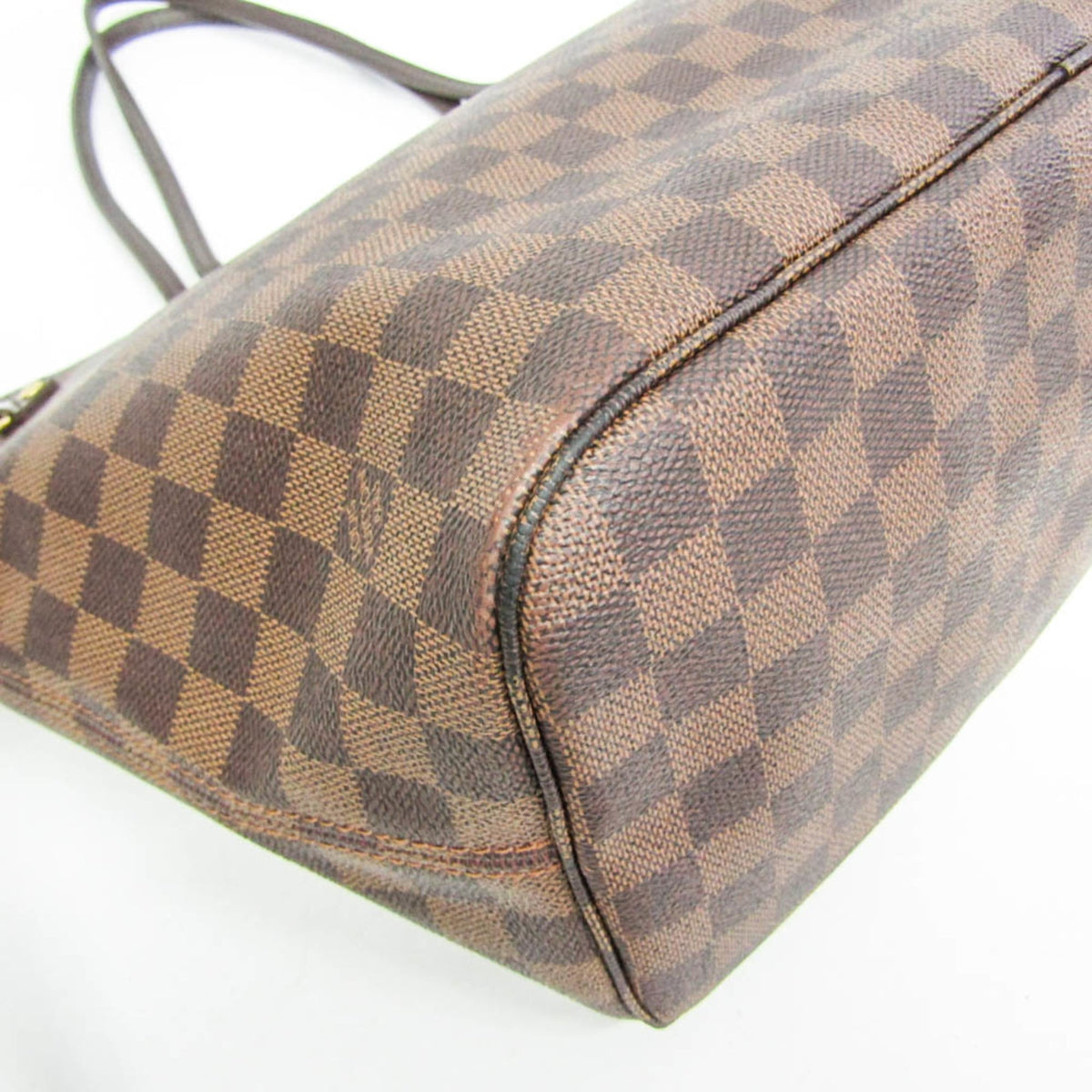 Louis Vuitton Neverfull Damier, Brown, Canvas, Tote Bag