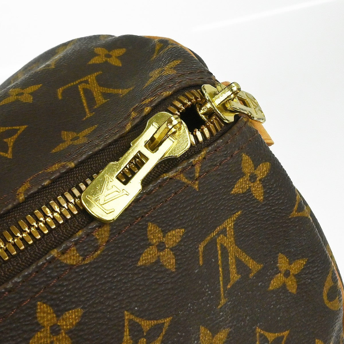 Louis Vuitton Keepall Monogram, Brown, Canvas, Travel Bag