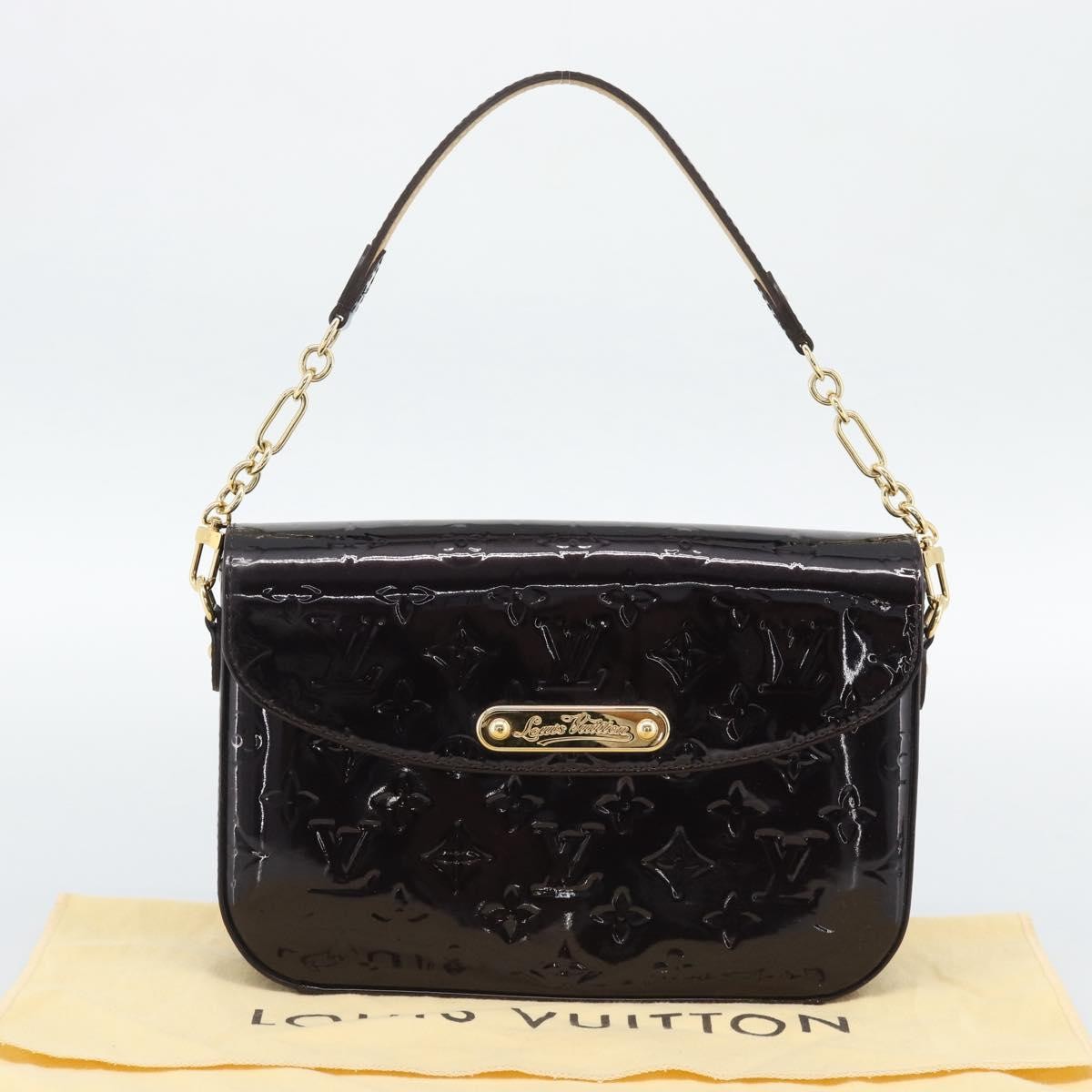 Louis Vuitton Rodeo Drive Monogram Vernis, Black, Patent Leather, Handbag