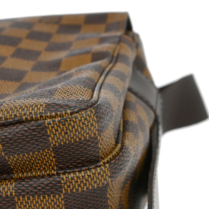 Louis Vuitton Naviglio Damier, Brown, Canvas, Shoulder Bag
