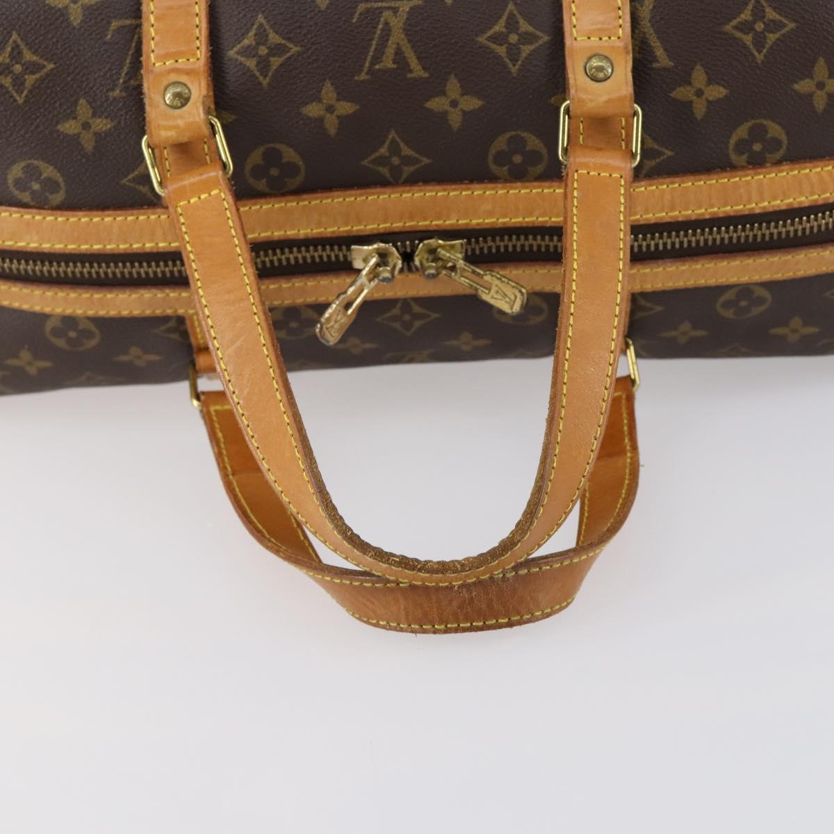 Louis Vuitton Sac Souple Handbag Monogram Canvas, BROWN, CANVAS, Handbag