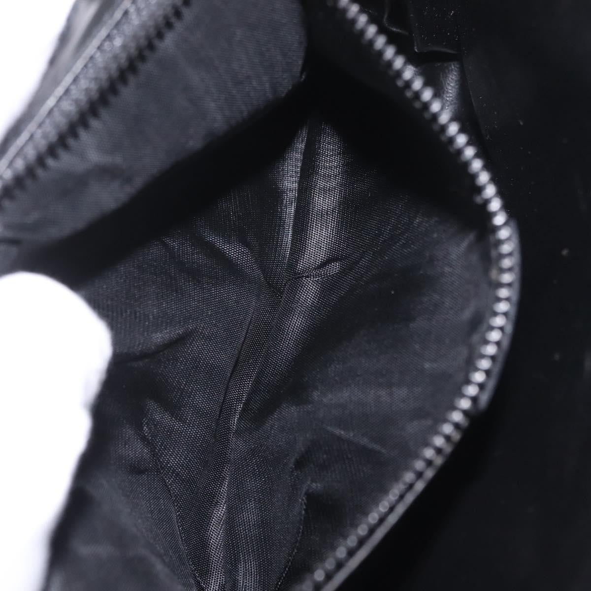 Celine Shoulder Leather, Black, Leather, Shoulder Bag
