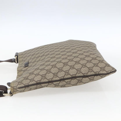 Gucci Zip Top Messenger GG Coated Canvas, Beige, Canvas, Shoulder Bag