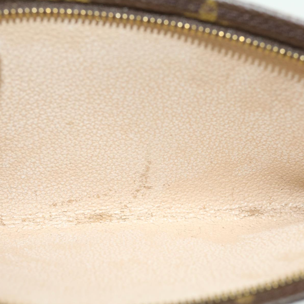 Louis Vuitton Neverfull Pochette Monogram Canvas, BROWN, CANVAS, Tote bag