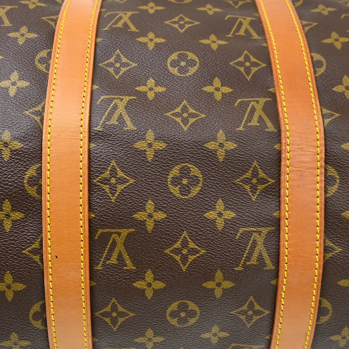 Louis Vuitton Keepall Monogram Canvas, Brown, Canvas, Travel Bag