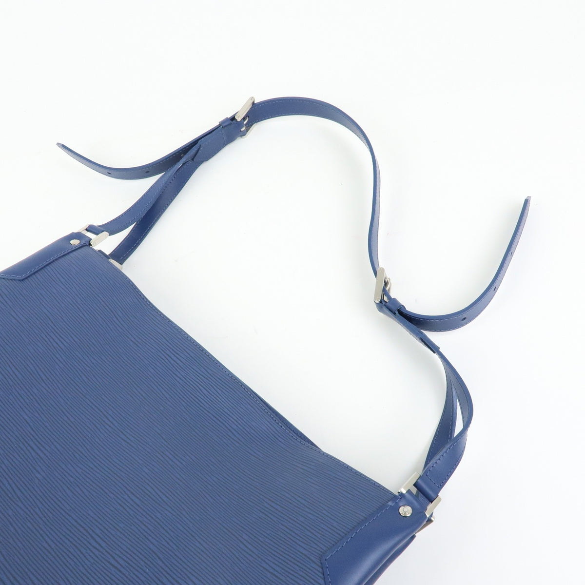 Louis Vuitton Mandara Epi Leather, Blue, Leather, Shoulder Bag