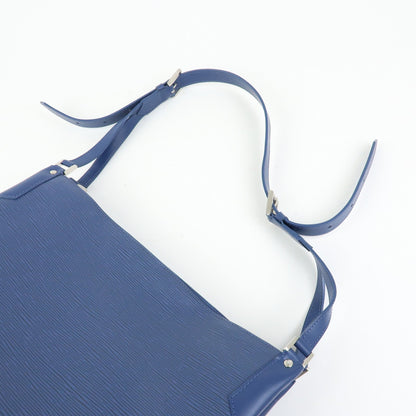 Louis Vuitton Mandara Epi Leather, Blue, Leather, Shoulder Bag