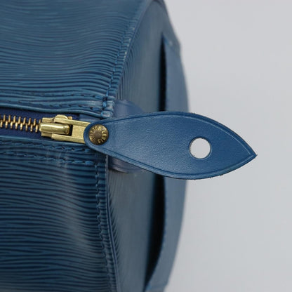 Louis Vuitton Speedy Epi Leather, Blue, Leather, Handbag