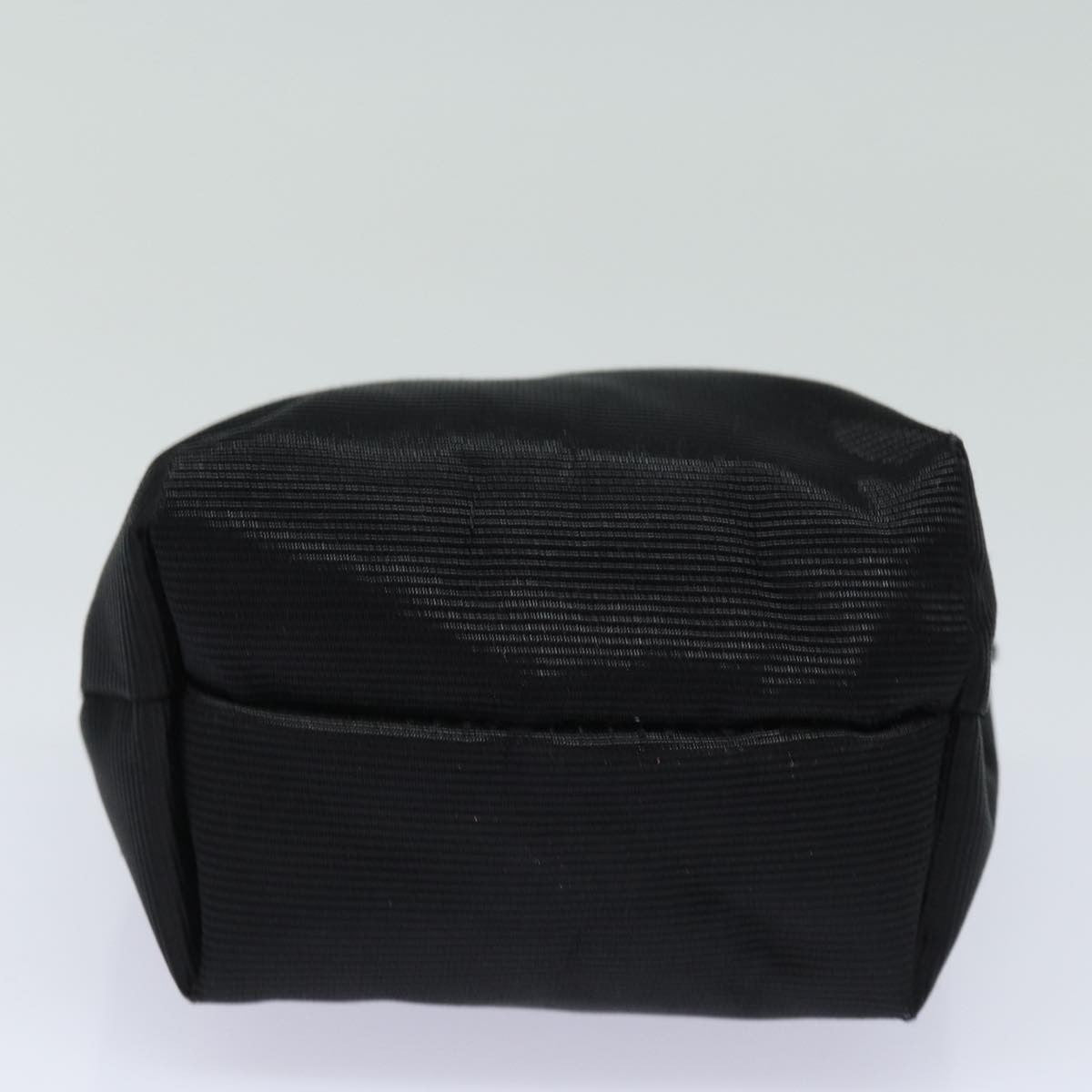 Celine Circle Logo Nylon, Black, Nylon, Clutch