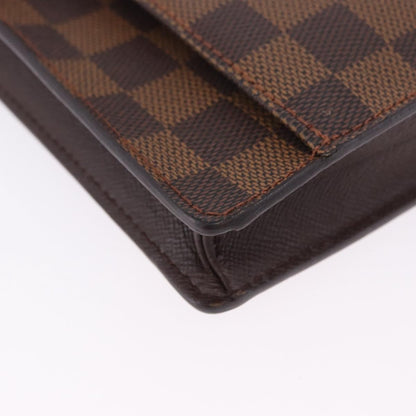 Louis Vuitton Pimlico Damier, Brown, Canvas, Handbag