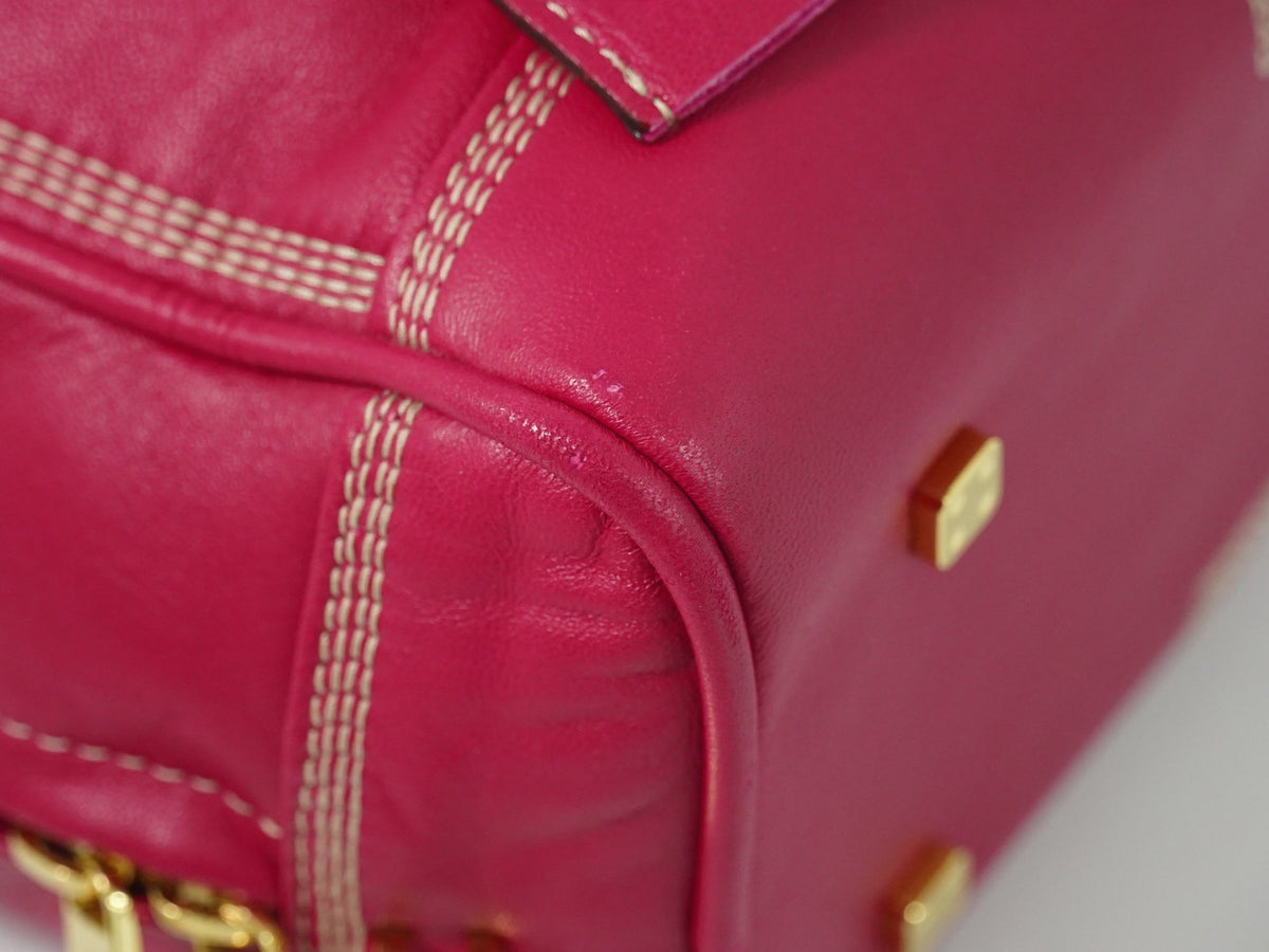 Loewe Amazona Leather, Pink, Leather, Handbag