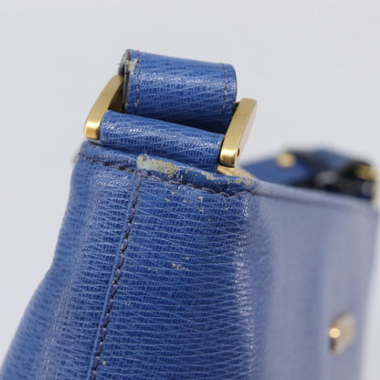 Burberry Shoulder Leather, Blue, Leather, Shoulder Bag